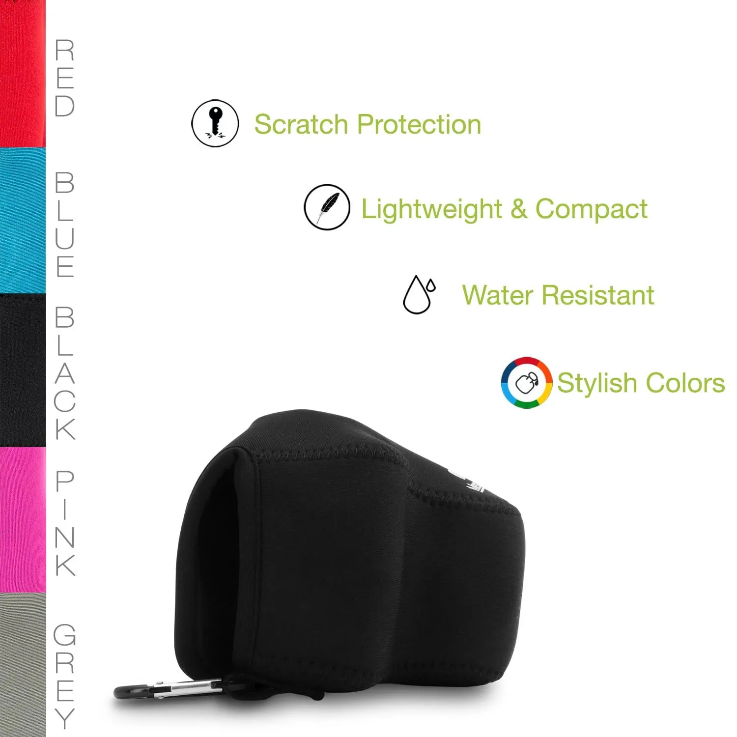 MegaGear Canon EOS M50 II, M50, M5 (15-45mm) Ultra Light Neoprene Camera Case