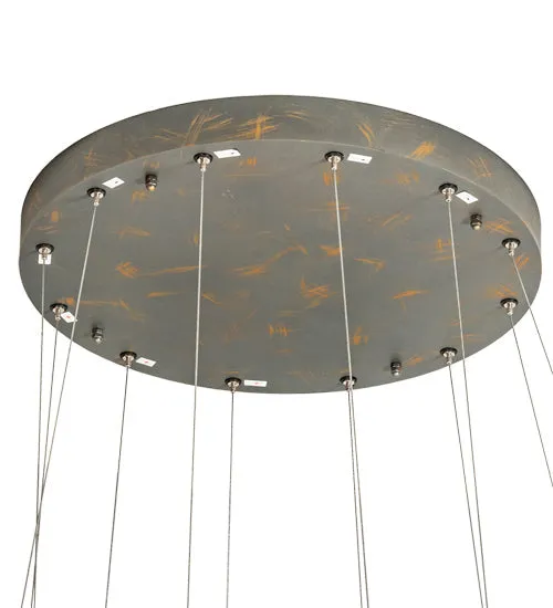 Meyda 48" Wide Anillo 4 Ring Cascading Pendant- 212728