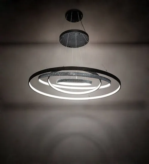 Meyda 60" Wide Anillo 4 Light Cascading Pendant- 218915