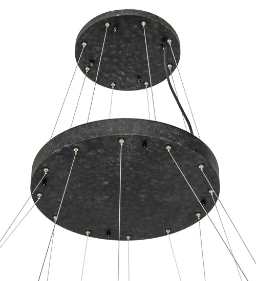 Meyda 60" Wide Anillo 4 Light Cascading Pendant- 218915