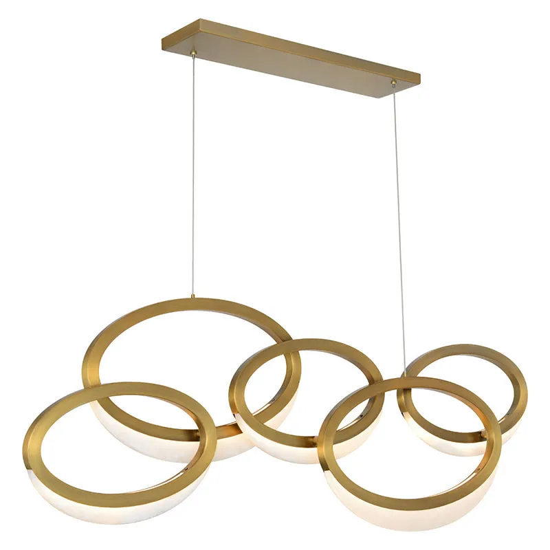 Modern Forms PD-56246 Orion 5-lt 46" LED Pendant