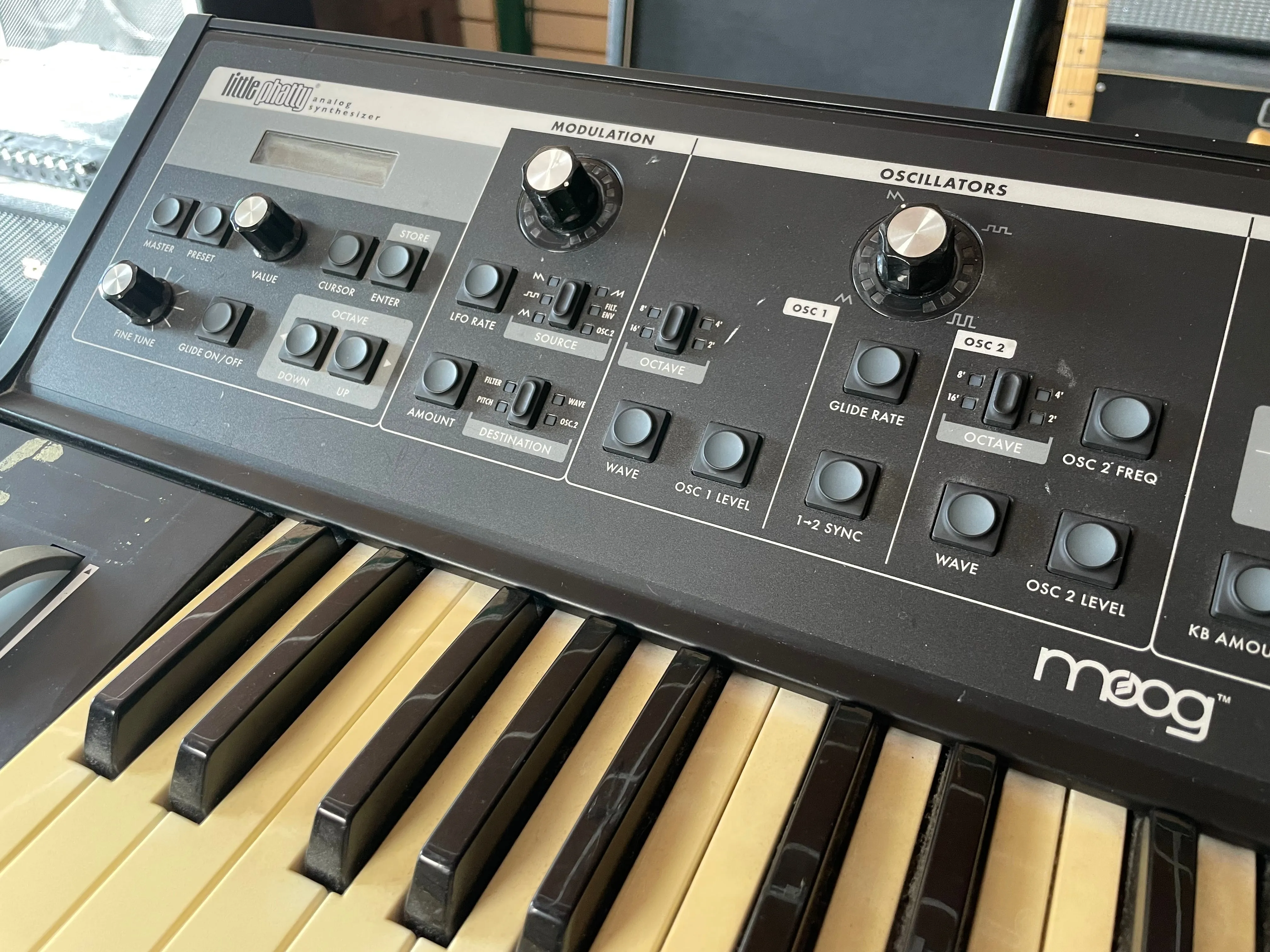 Moog Little Phatty Monosynth with Road Case Used