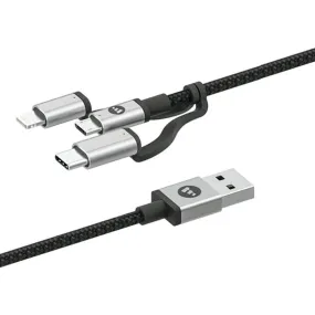 Mophie 1m 3 in 1 Charging Cable Black - 409903291