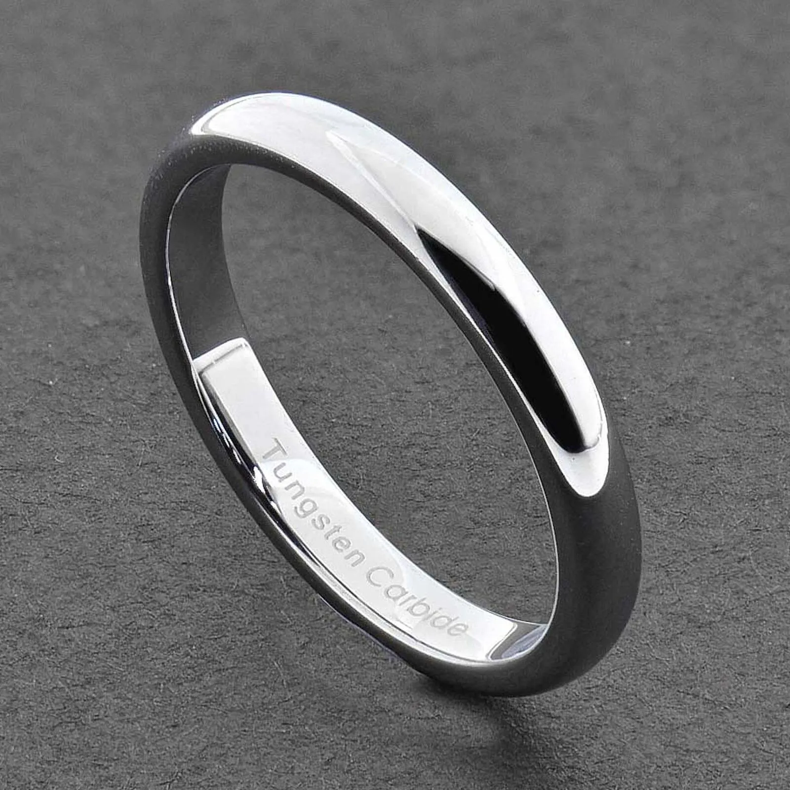MRoyale™ Men's Tungsten Carbide Silver/Gold Ring - 18k Gold Plated (2-8mm Thick)