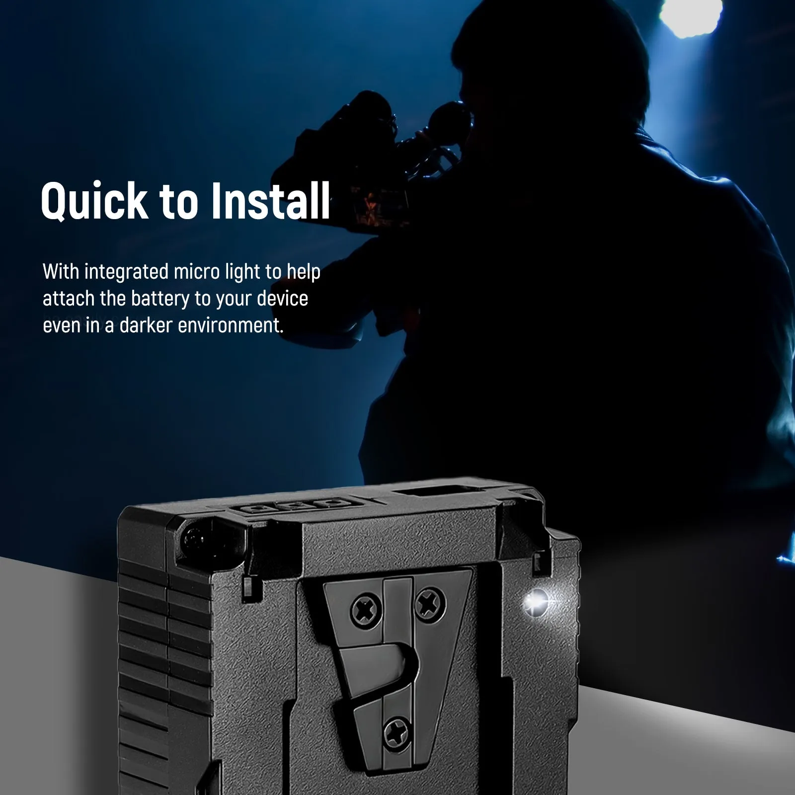 NEEWER 3200mAh V Mount/V Lock Rechargeable Battery