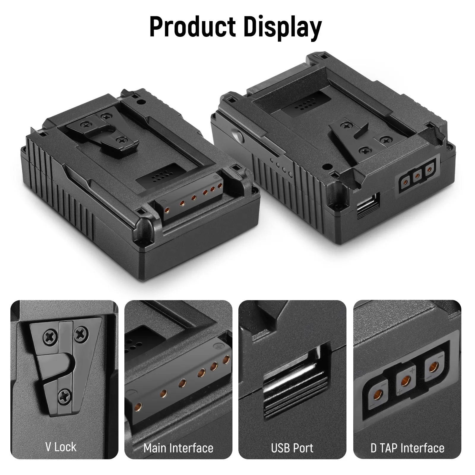 NEEWER 3200mAh V Mount/V Lock Rechargeable Battery