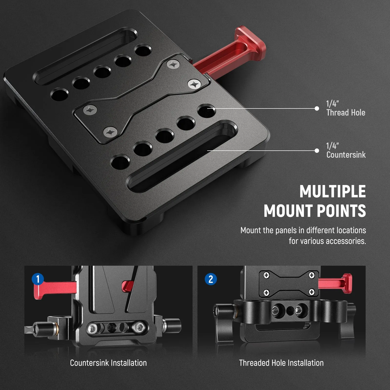 NEEWER PS001 Mini V Mount Battery Plate