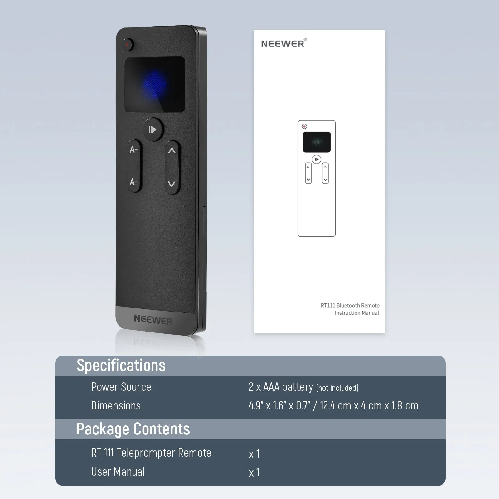NEEWER Remote Control RT111 for NEEWER Teleprompter App