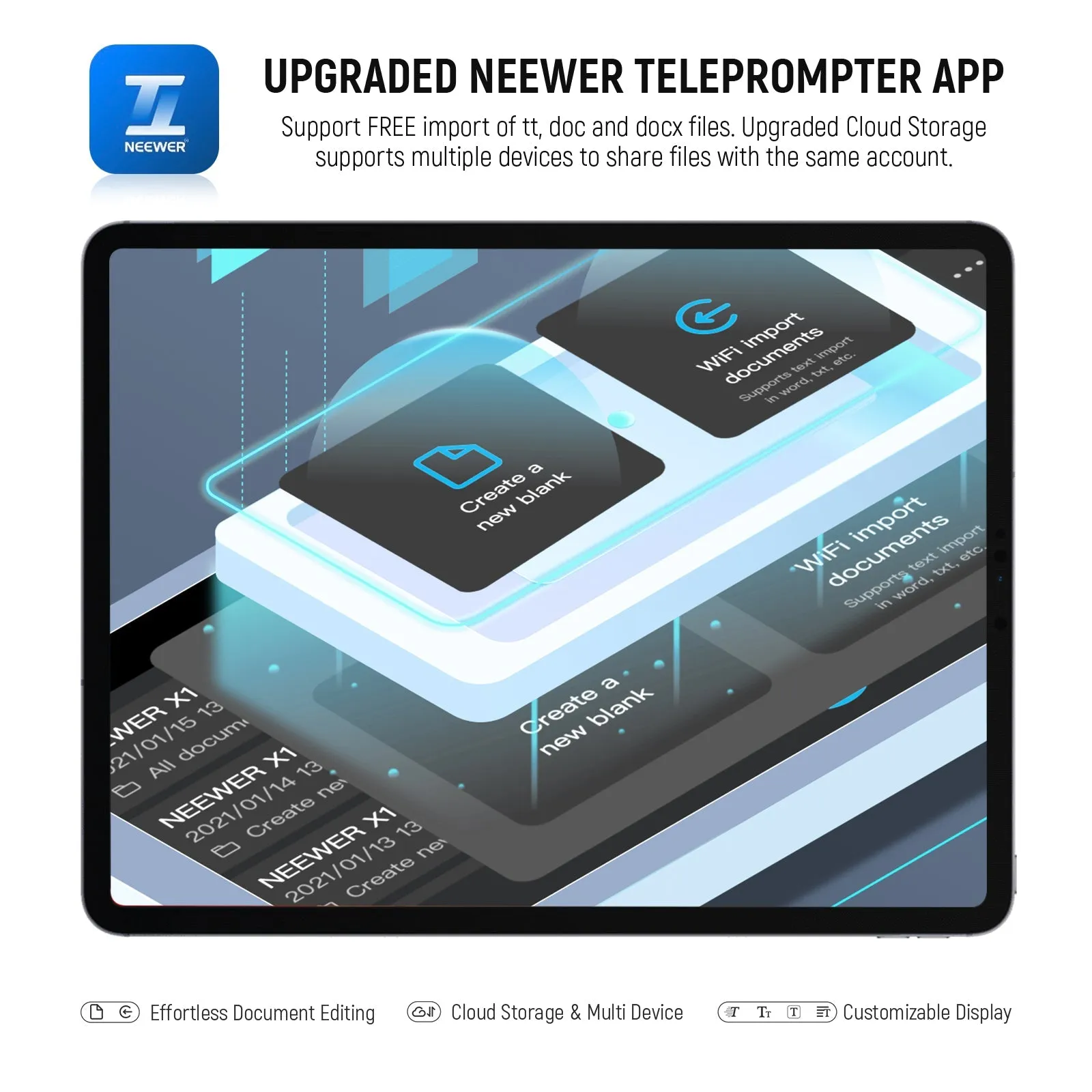 NEEWER Remote Control RT111 for NEEWER Teleprompter App