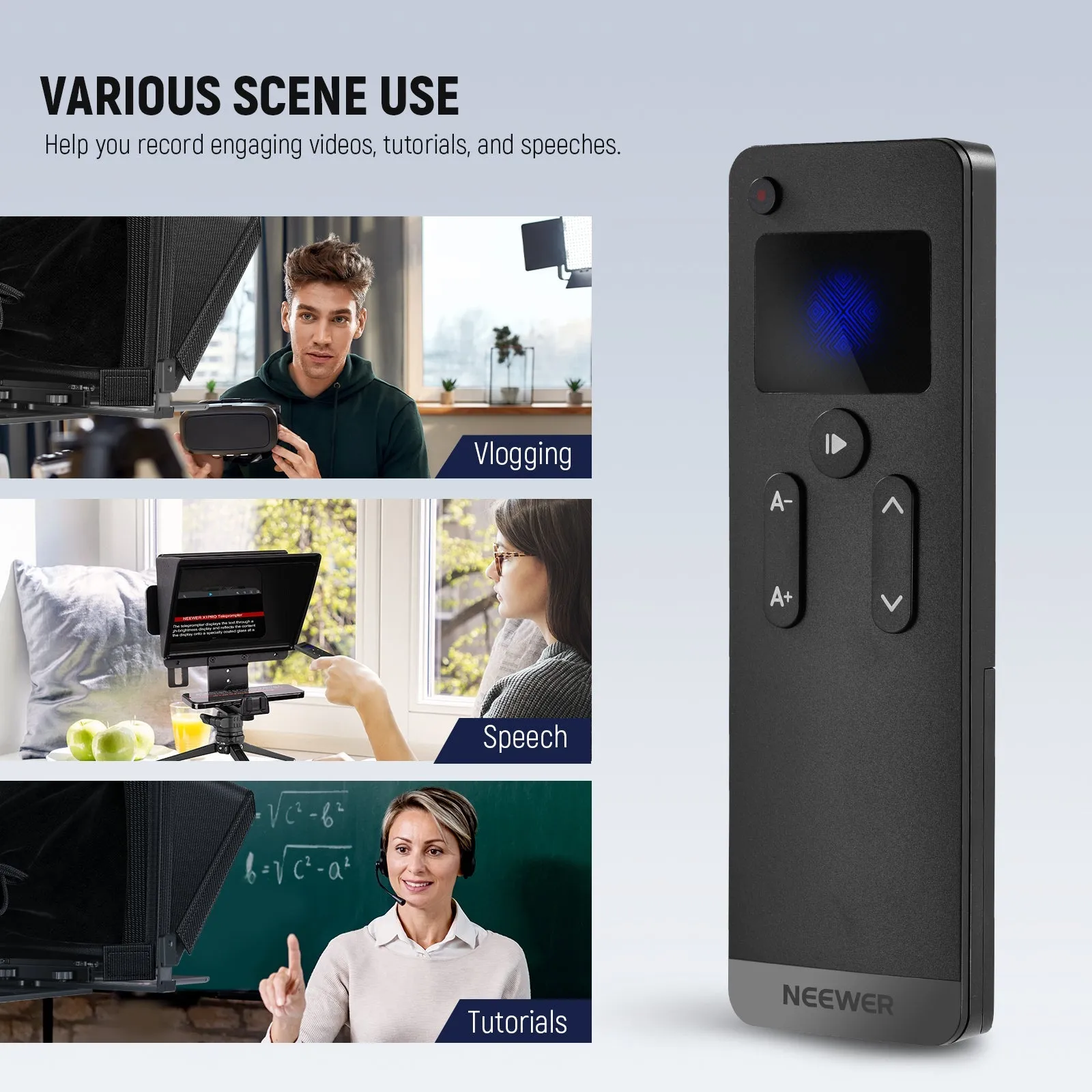 NEEWER Remote Control RT111 for NEEWER Teleprompter App