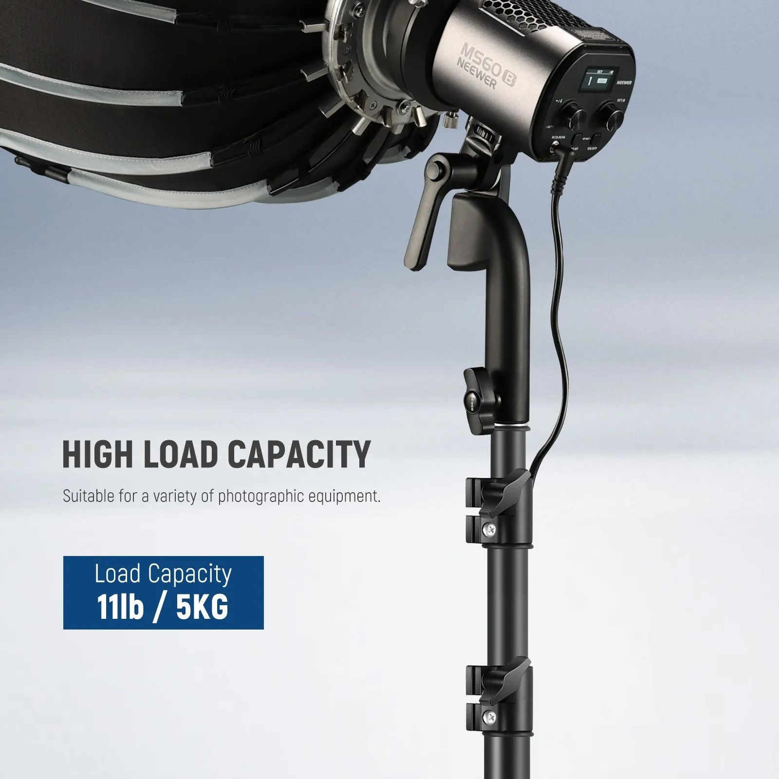 NEEWER ST178R All Metal Foldable Light Stand