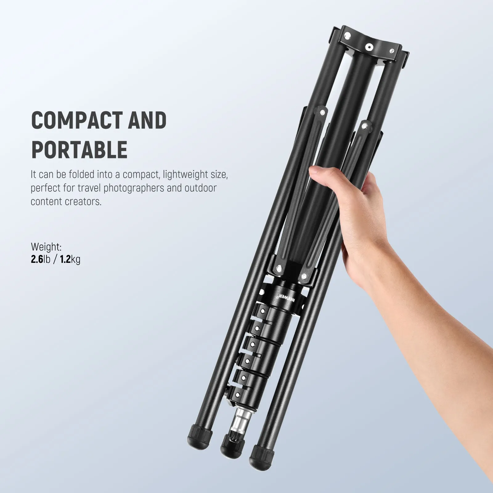 NEEWER ST178R All Metal Foldable Light Stand