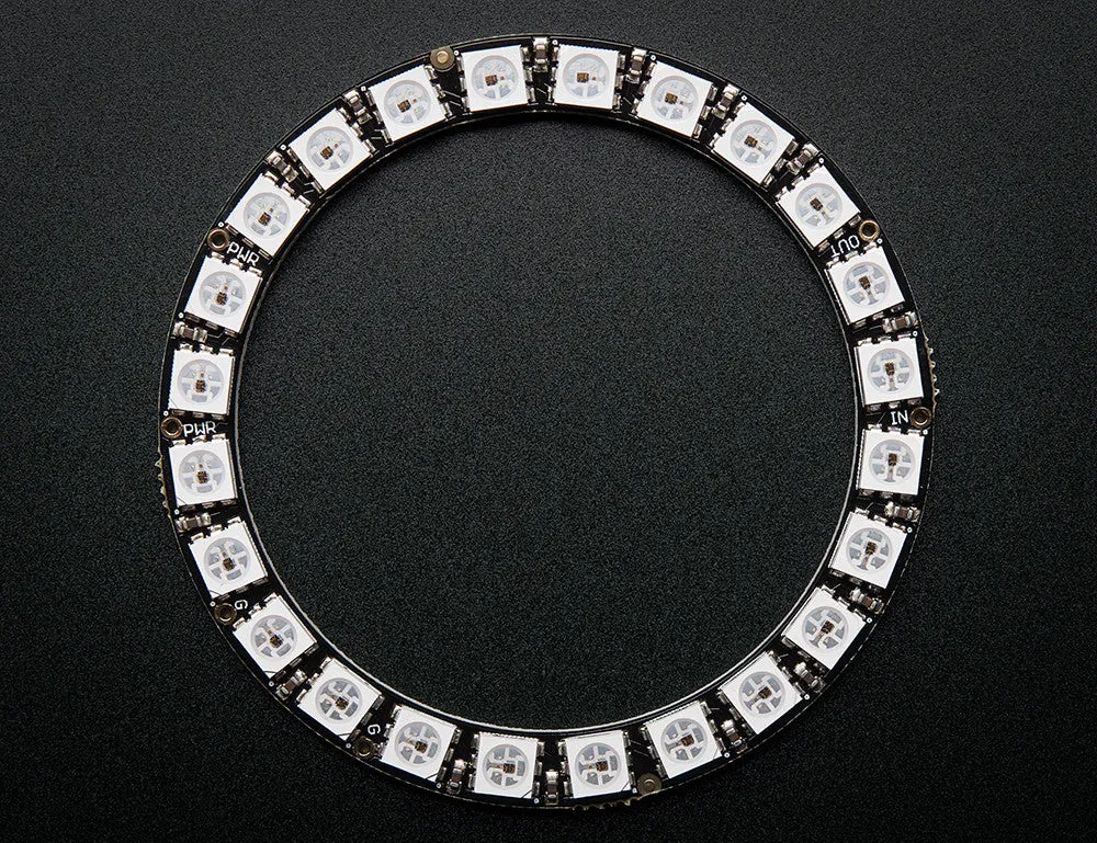 NeoPixel Ring - 24 x WS2812 5050 RGB LED with Integrated Drivers