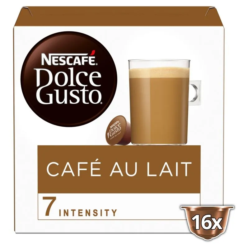 NESCAFÉ Dolce Gusto Café Au Lait coffee pods 16 Pack - Case of 3