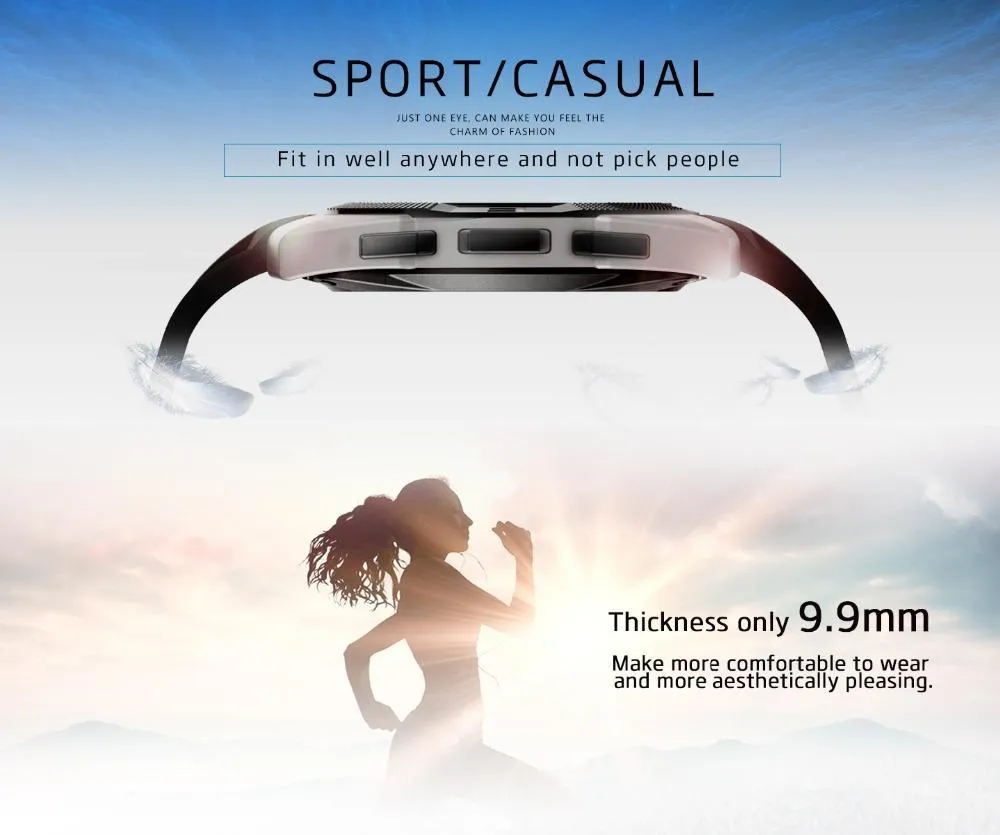 New Adventurer's Alloy Bluetooth Sport Smart Watch with Heart Rate Monitor Pedometer Fitness Tracker SMS Call Reminder
