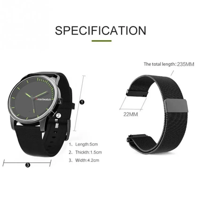 New Classic Quartz Bluetooth Smart Watch 360 Gorilla IP68 Waterproof Watch For IOS Android Phones