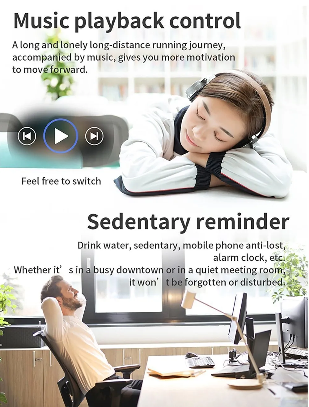 New Heart Rate Fitness Tracker Outdoor Sport Smartwatch For iPhone Android Xiaomi