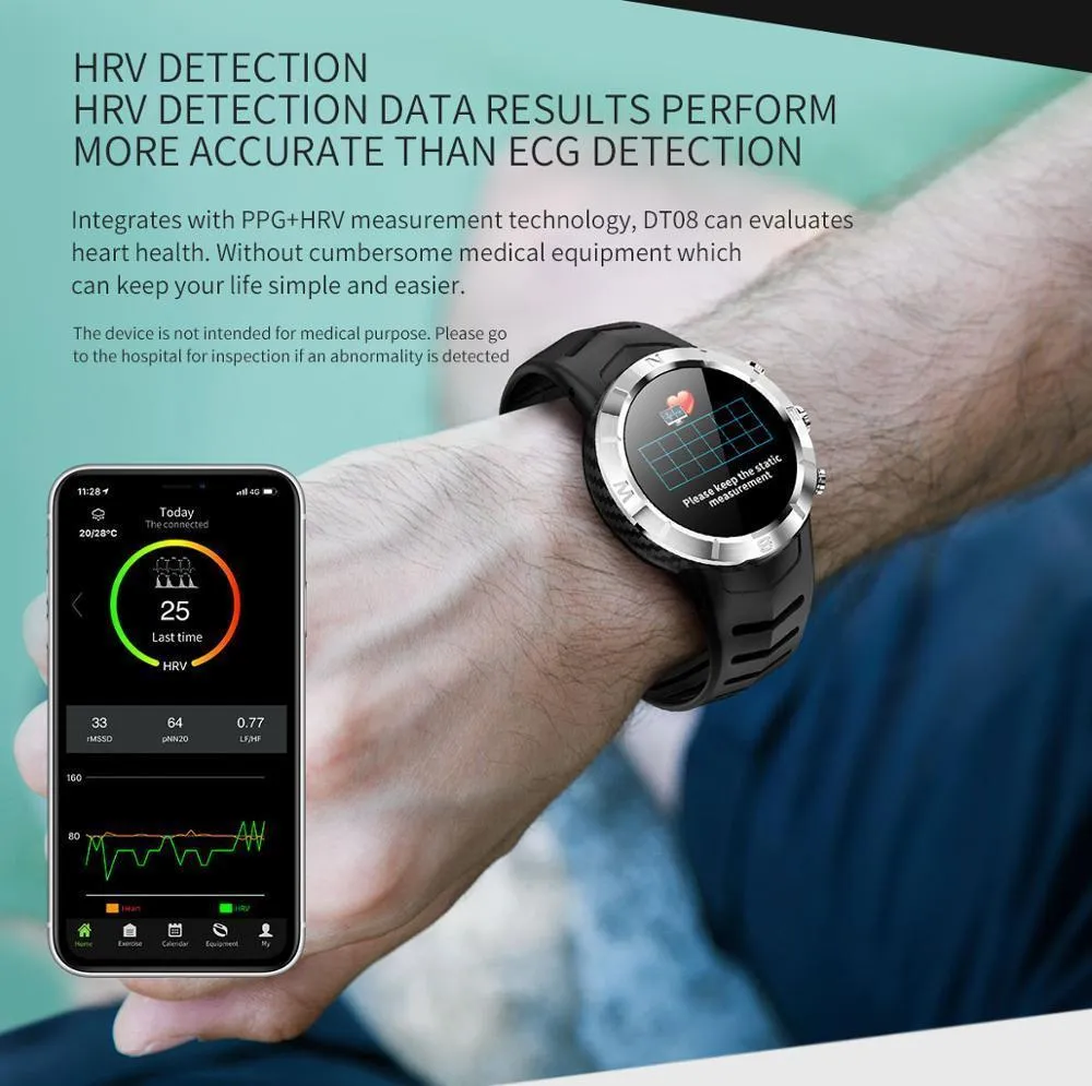 New Heart Rate Monitor Multi-Sport Mode Fitness Tracker Waterproof Smartwatch For iPhone Android