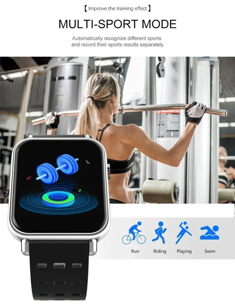 New IP67 Waterproof Slim Smart Watch Heart Rate Blood Pressure Oxygen Monitor Fitness Tracker For iOS Android