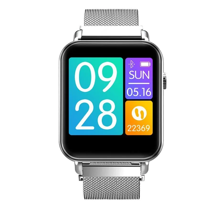 New IP67 Waterproof Slim Smart Watch Heart Rate Blood Pressure Oxygen Monitor Fitness Tracker For iOS Android