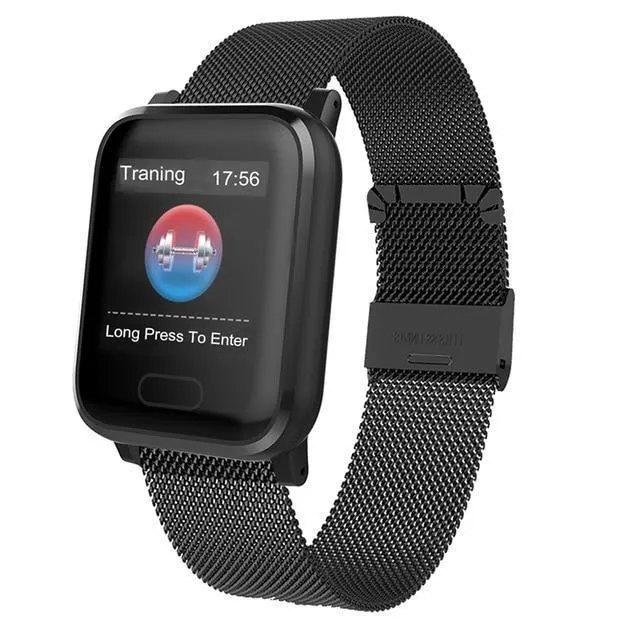 New IP67 Waterproof Smart Watch Heart Rate Blood Pressure Oxygen Sleep Smart Bracelet Fitness Tracker For iOS Android