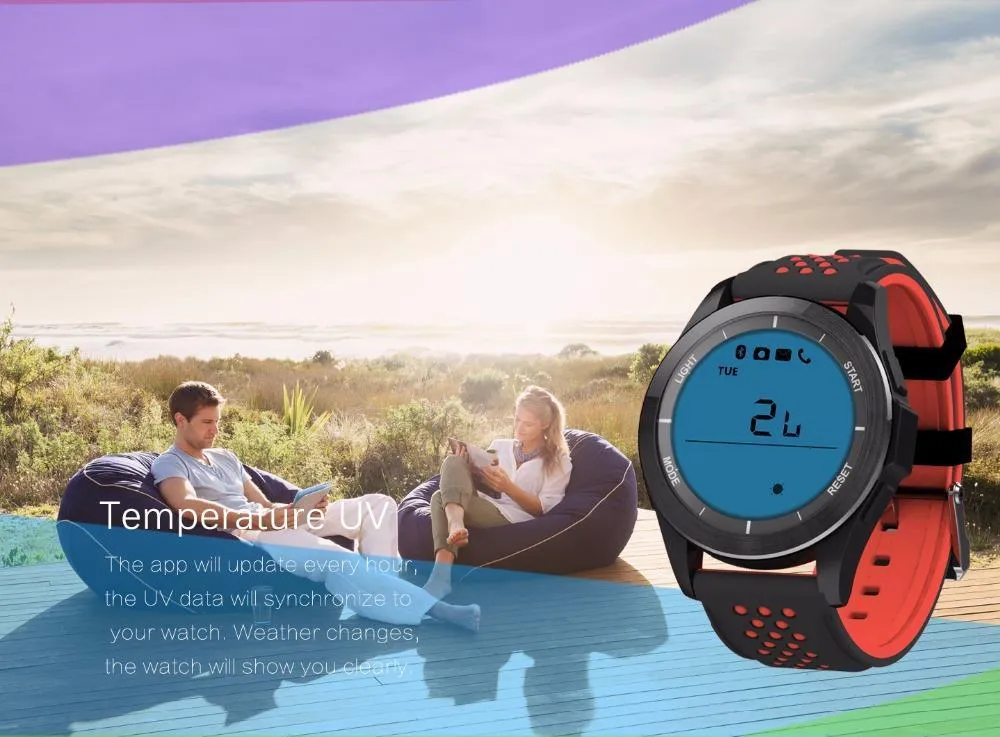 New Outdoor Altitude Meter Smart Watch with Waterproof Pedometer Fitness Tracker Wristwatch for IOS Androids