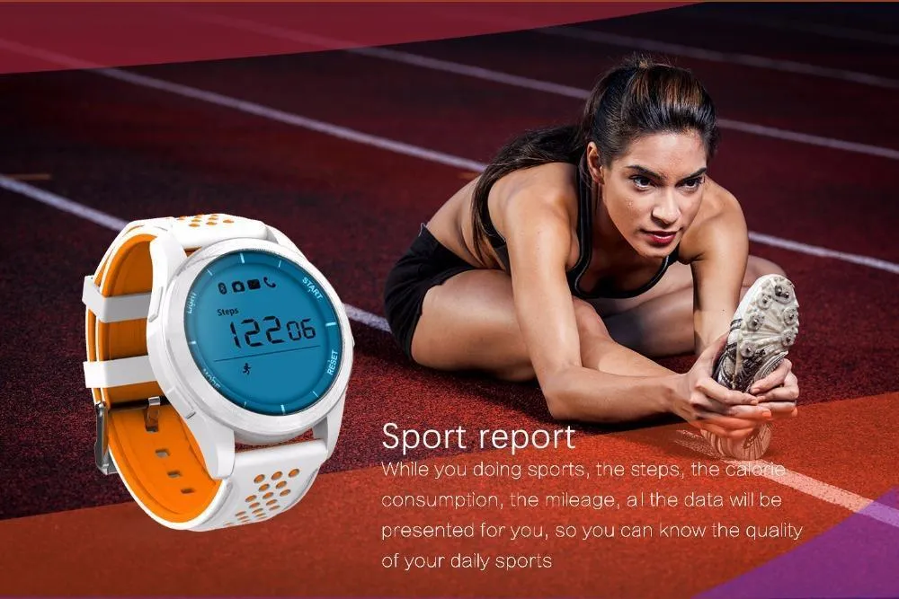 New Outdoor Altitude Meter Smart Watch with Waterproof Pedometer Fitness Tracker Wristwatch for IOS Androids
