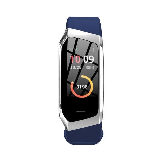New Smart Band Colour Touch Screen IP67 Waterproof Blood Pressure Oxygen Heart Rate Monitor Sport Bracelet