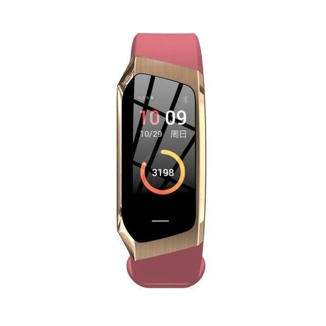 New Smart Band Colour Touch Screen IP67 Waterproof Blood Pressure Oxygen Heart Rate Monitor Sport Bracelet