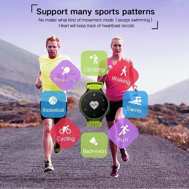 New Smart Sport Bluetooth Band Fitness Bracelet Heart Rate Monitor Passometer