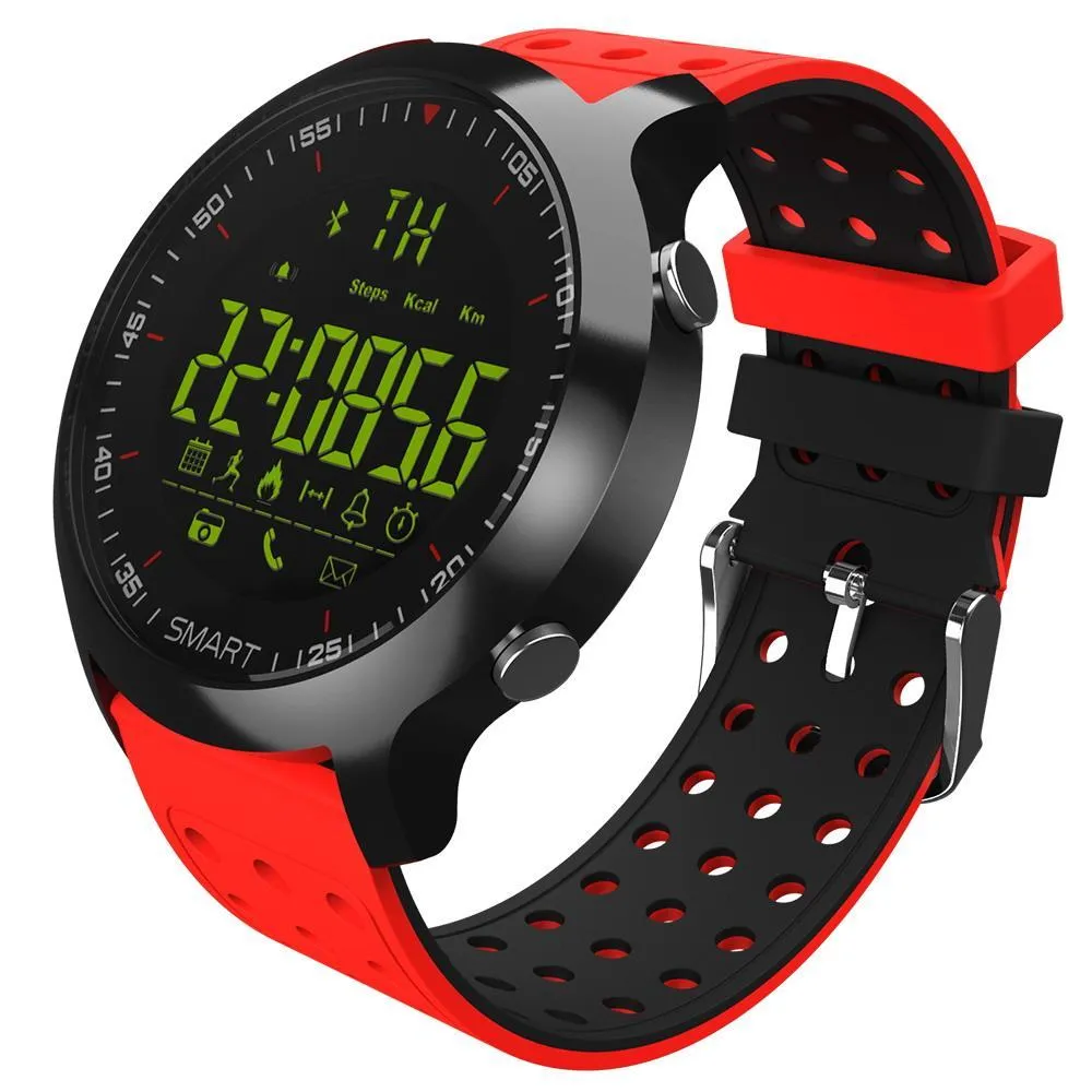 New Smart Sports Bluetooth Water-Resistant Watch with Call Notification Remote Control Alarm Clock