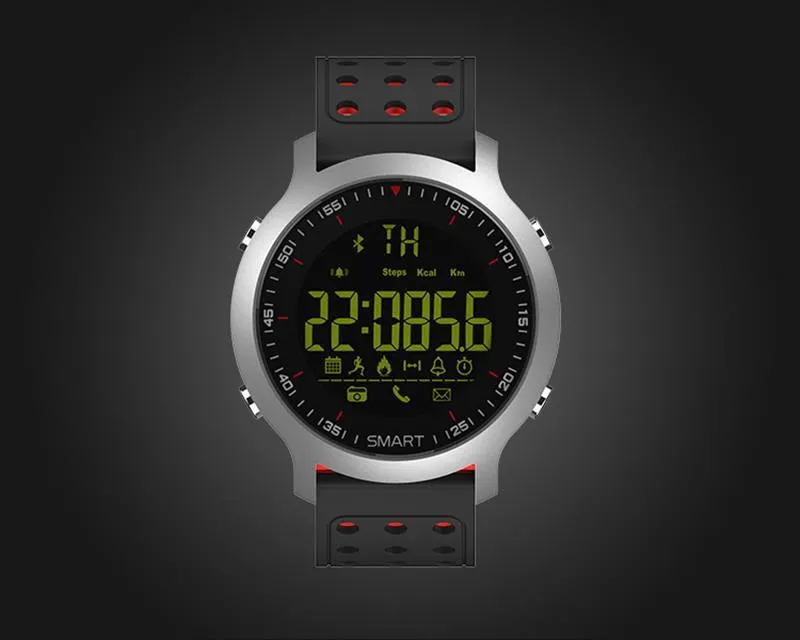 New Smart Sports Bluetooth Water-Resistant Watch with Call Notification Remote Control Alarm Clock