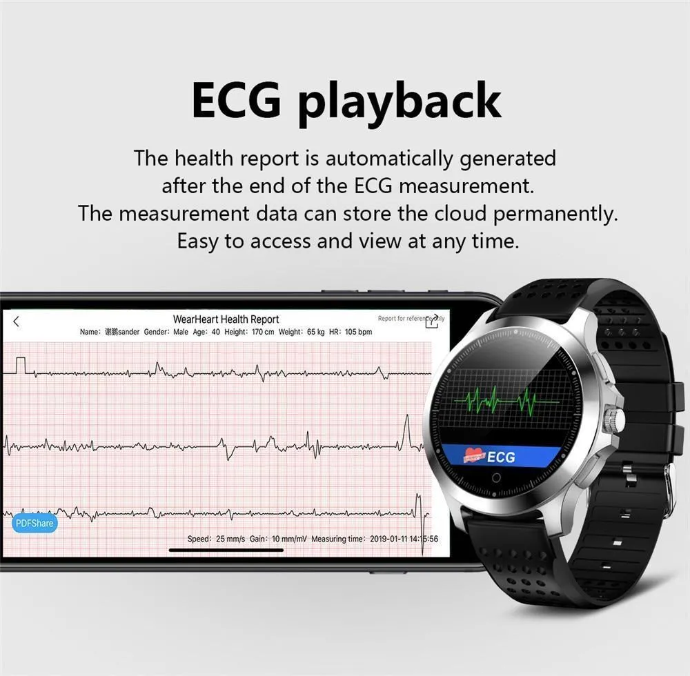 New Waterproof Fitness Bracelet Smartwatch Blood Pressure Heart Rate Monitor Pedometer For iPhone Android