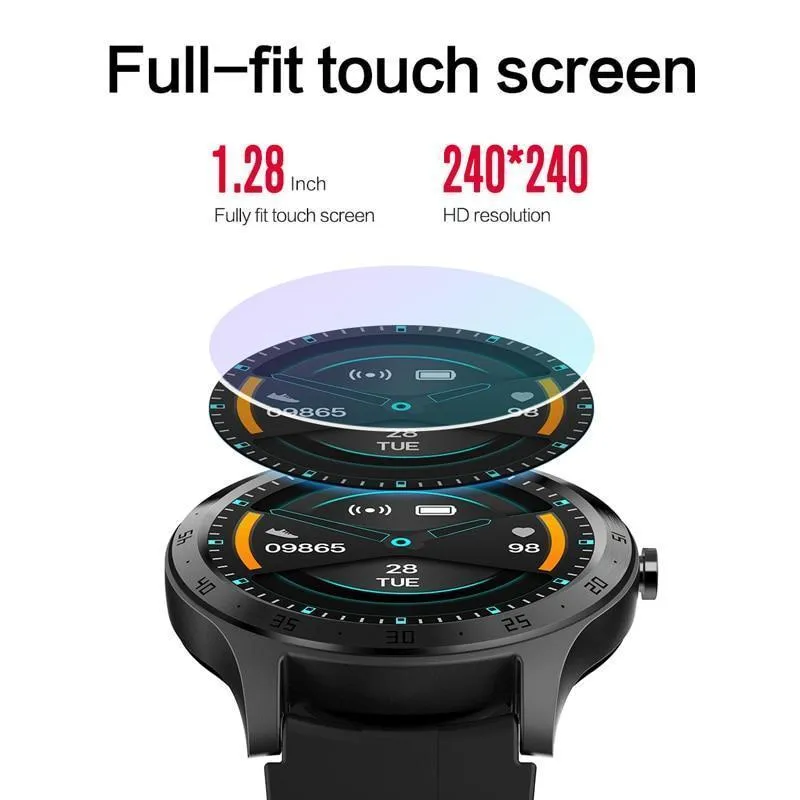 New Women's Smart Watch Fitness Tracker Heart Rate Monitor Full Touch Screen Sport Pedometer