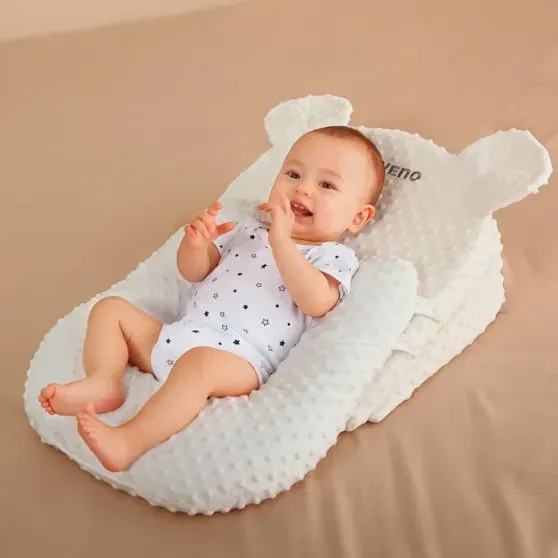 Newborn Baby Rest & Comfort Pillow: Anti-Roll and Reflux-Resistant Sleep Support