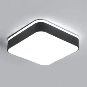Nordic Style LED Flush Mount Ceiling Light with Acrylic Diffuser for Small Corridors