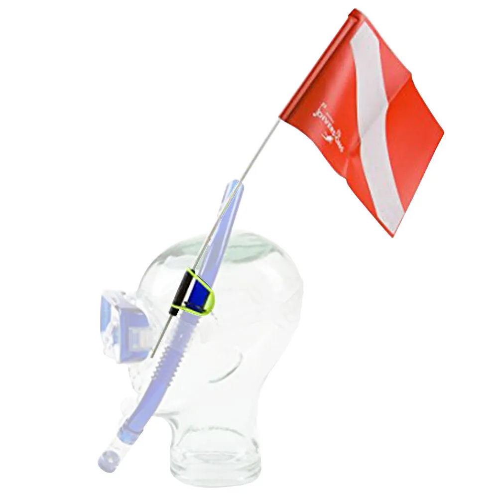 Open Box Trident Snorkelers Snorkel Attached Dive Flag