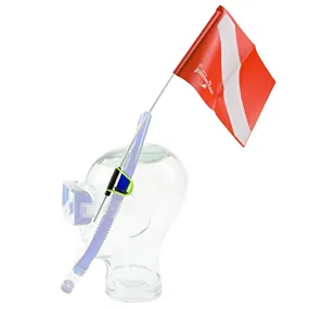 Open Box Trident Snorkelers Snorkel Attached Dive Flag