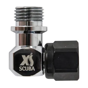 Open Box XS Scuba Low Pressure 90 Degree Right Angle Adapter