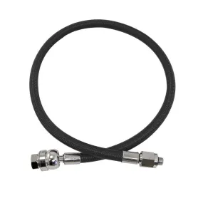 Open Box XS Scuba Miflex DS Regulator Hose - Black