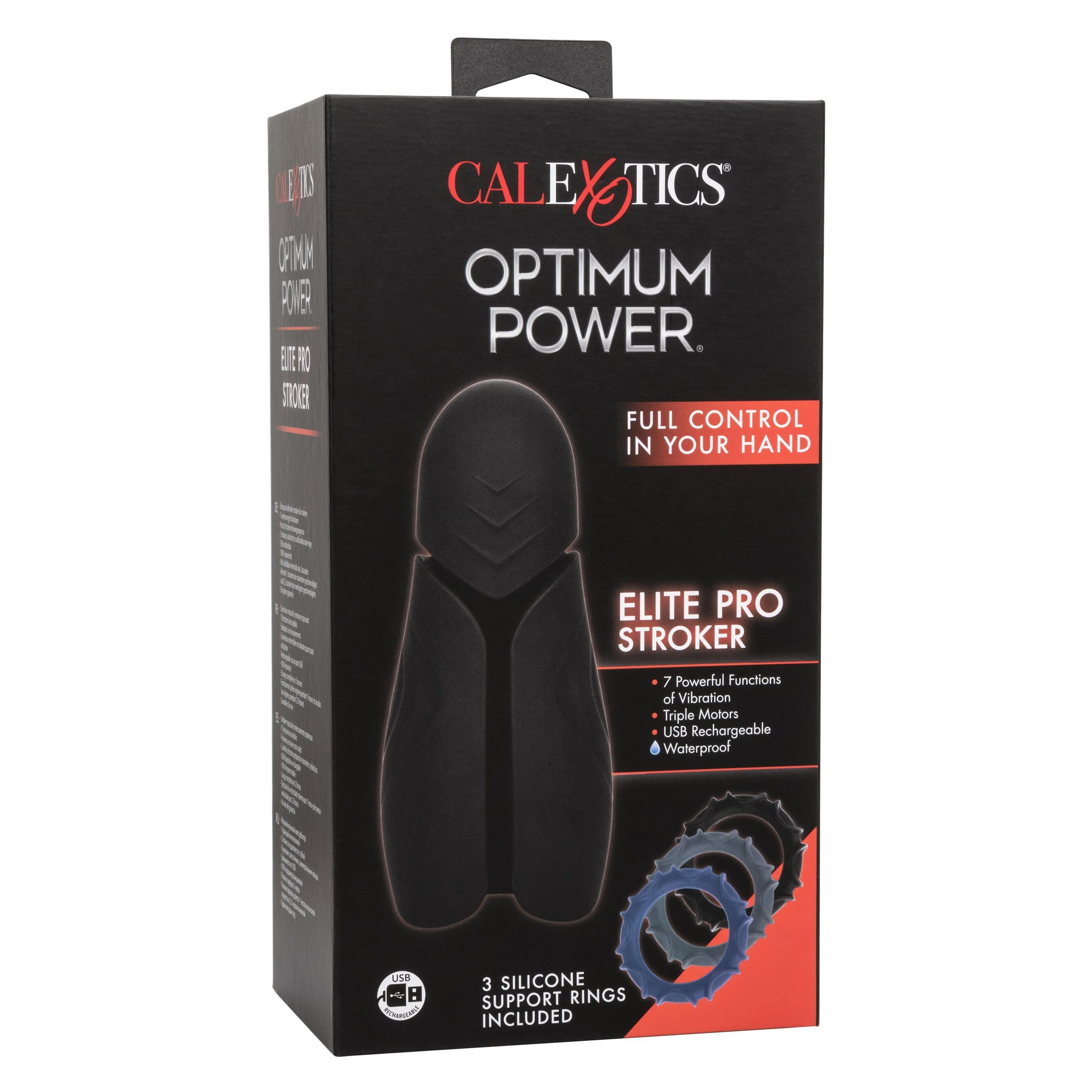 Optimum Power Elite Pro Silicone Rechargeable Male Stroker