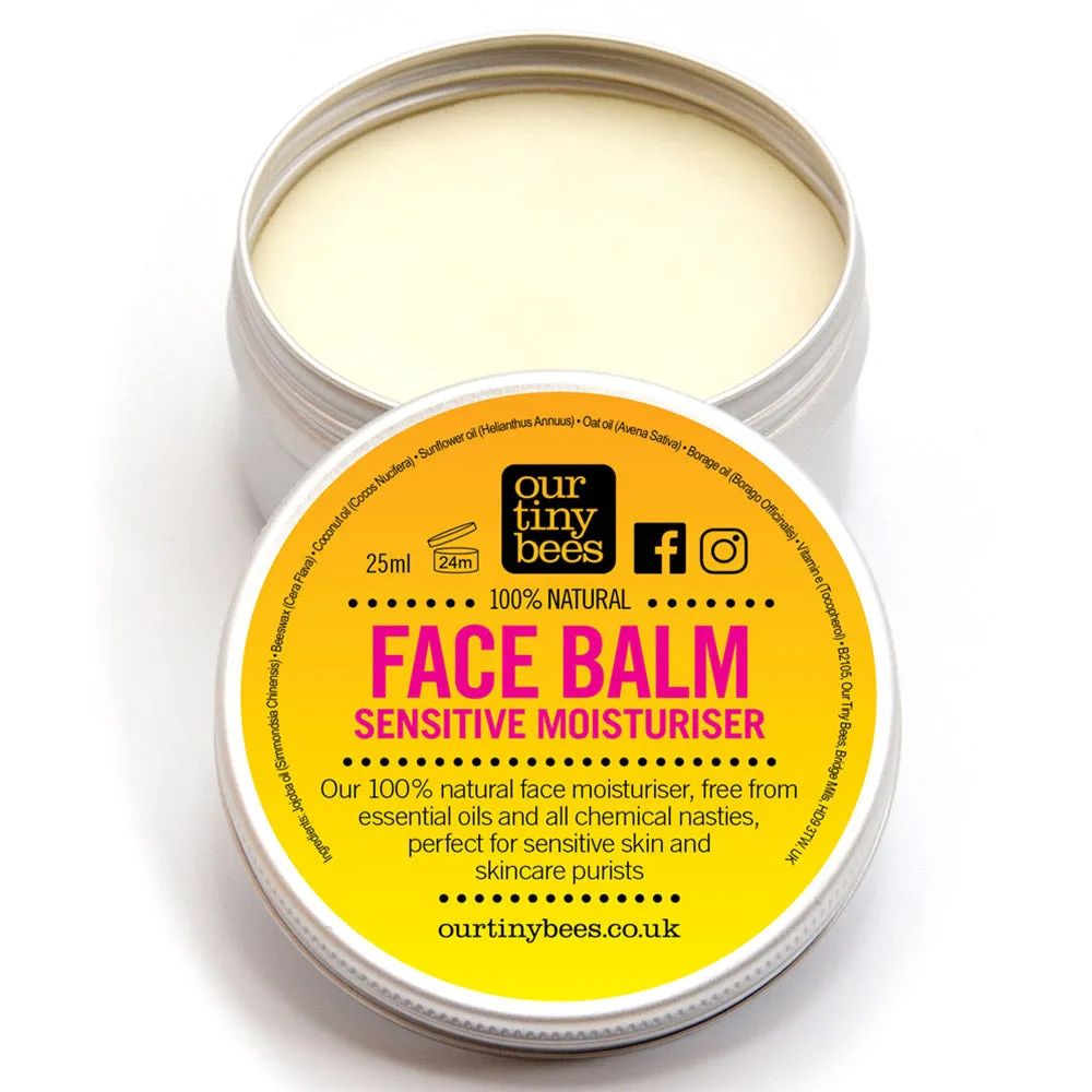 Our Tiny Bees Beeswax Face Balm For Sensitive Skin