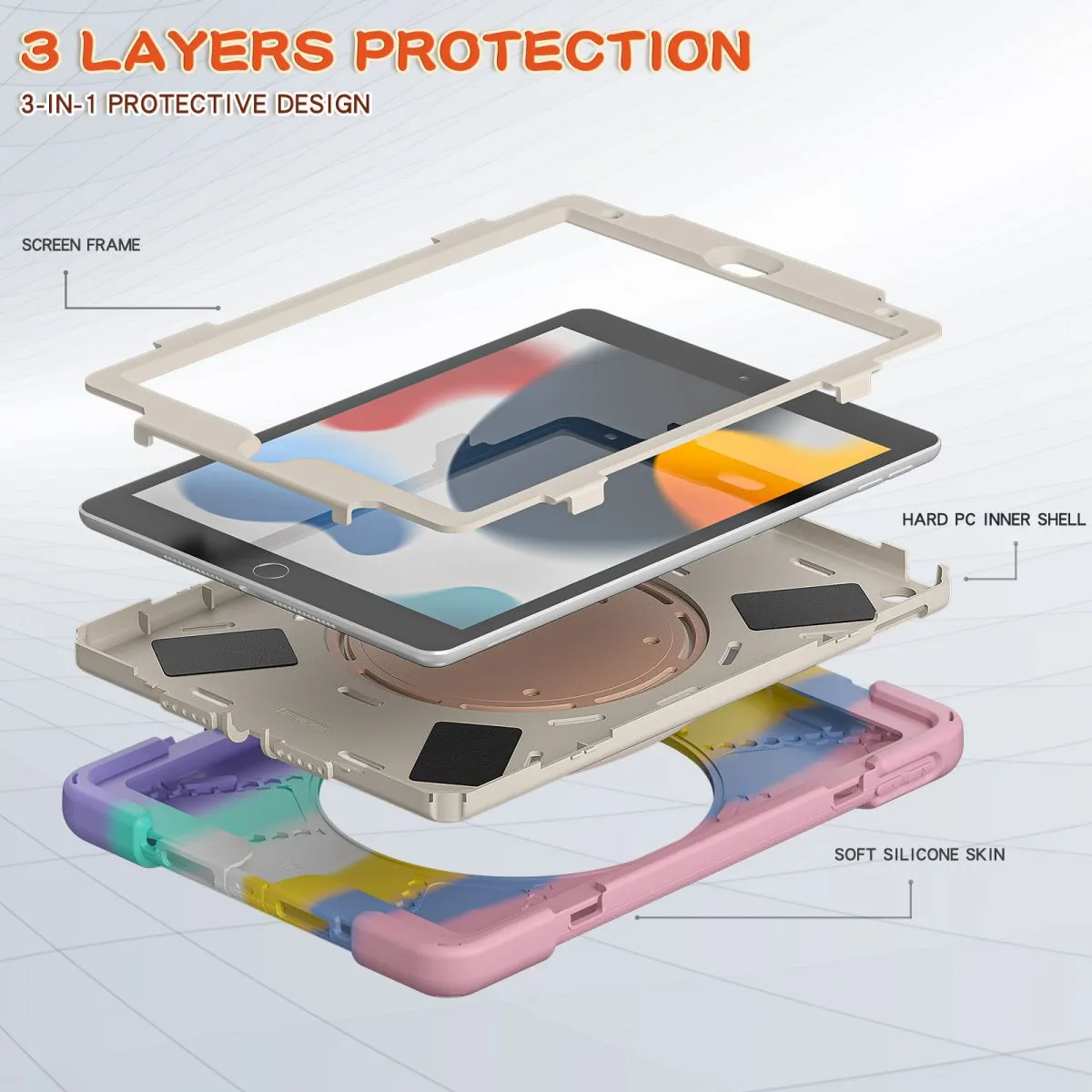 Pirate Kids Samsung A7 Lite(T220) Protective Tablet Case
