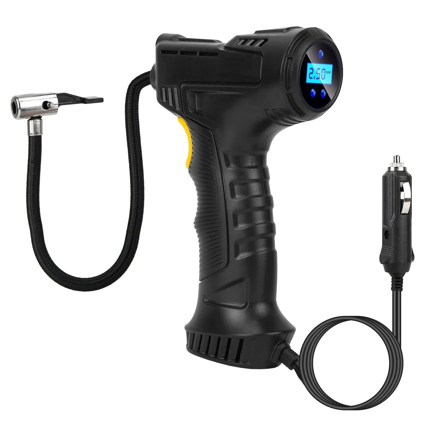 Portable Car Tire Inflator DC 12V Digital Car Air Pump Compressor