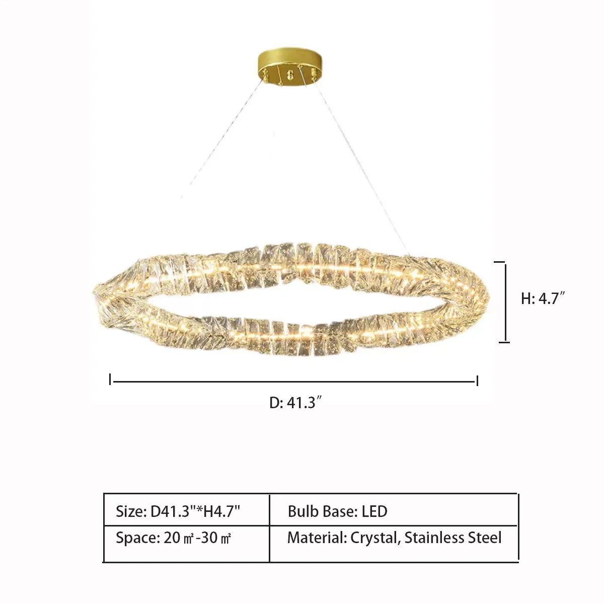 Post Modern Light Luxury Creative Crystal Chandelier for Living/Dining Room