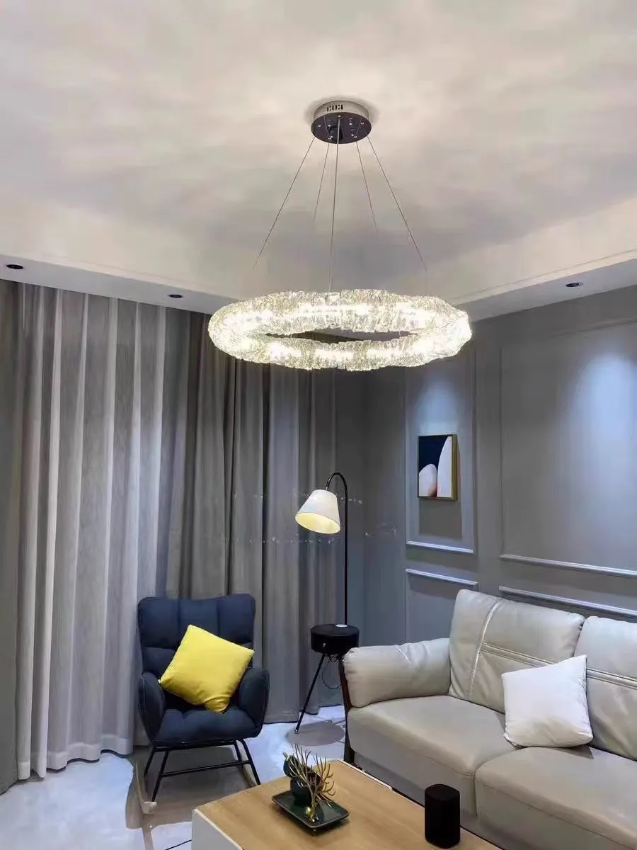 Post Modern Light Luxury Creative Crystal Chandelier for Living/Dining Room