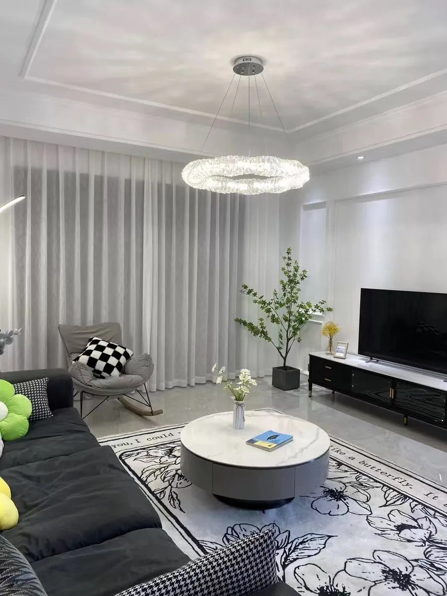 Post Modern Light Luxury Creative Crystal Chandelier for Living/Dining Room