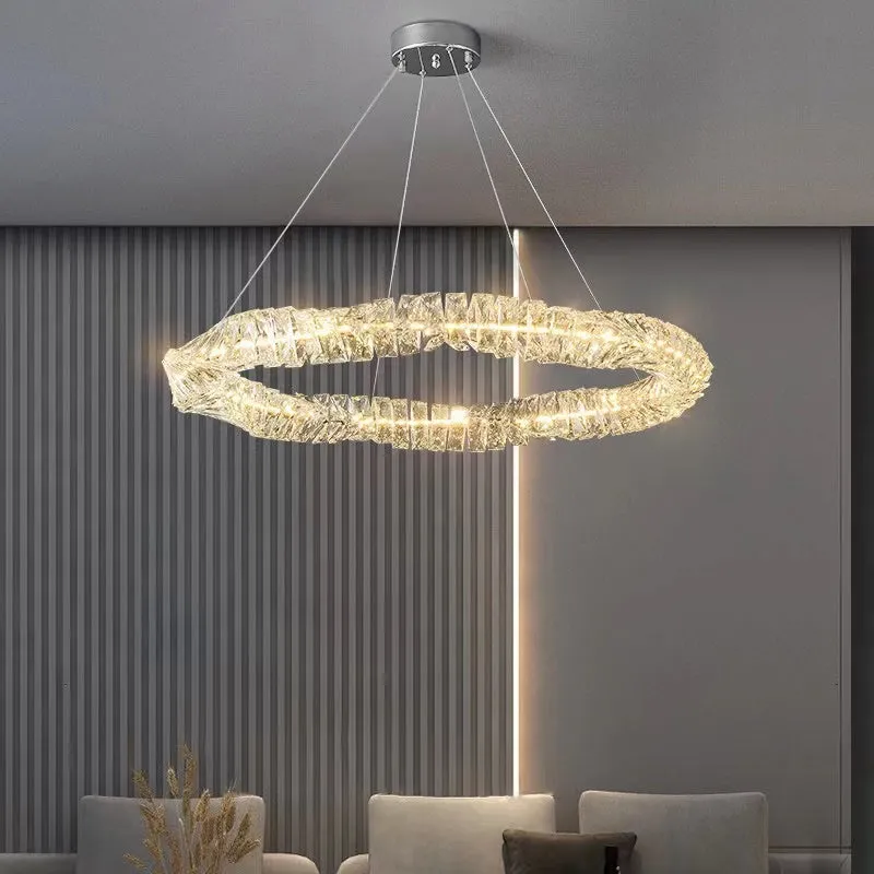 Post Modern Light Luxury Creative Crystal Chandelier for Living/Dining Room