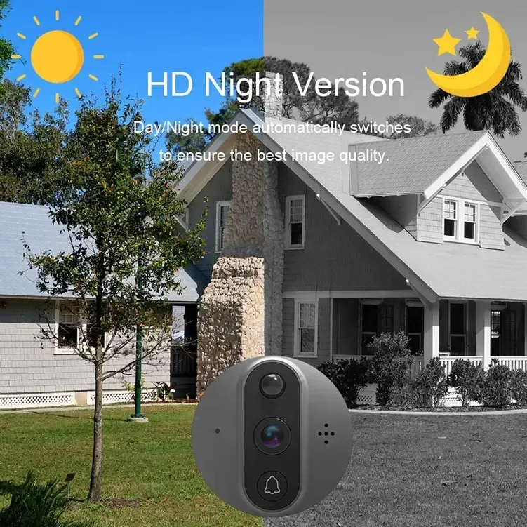 PR9 Smart Door Bell Camera & LCD Screen Intercom