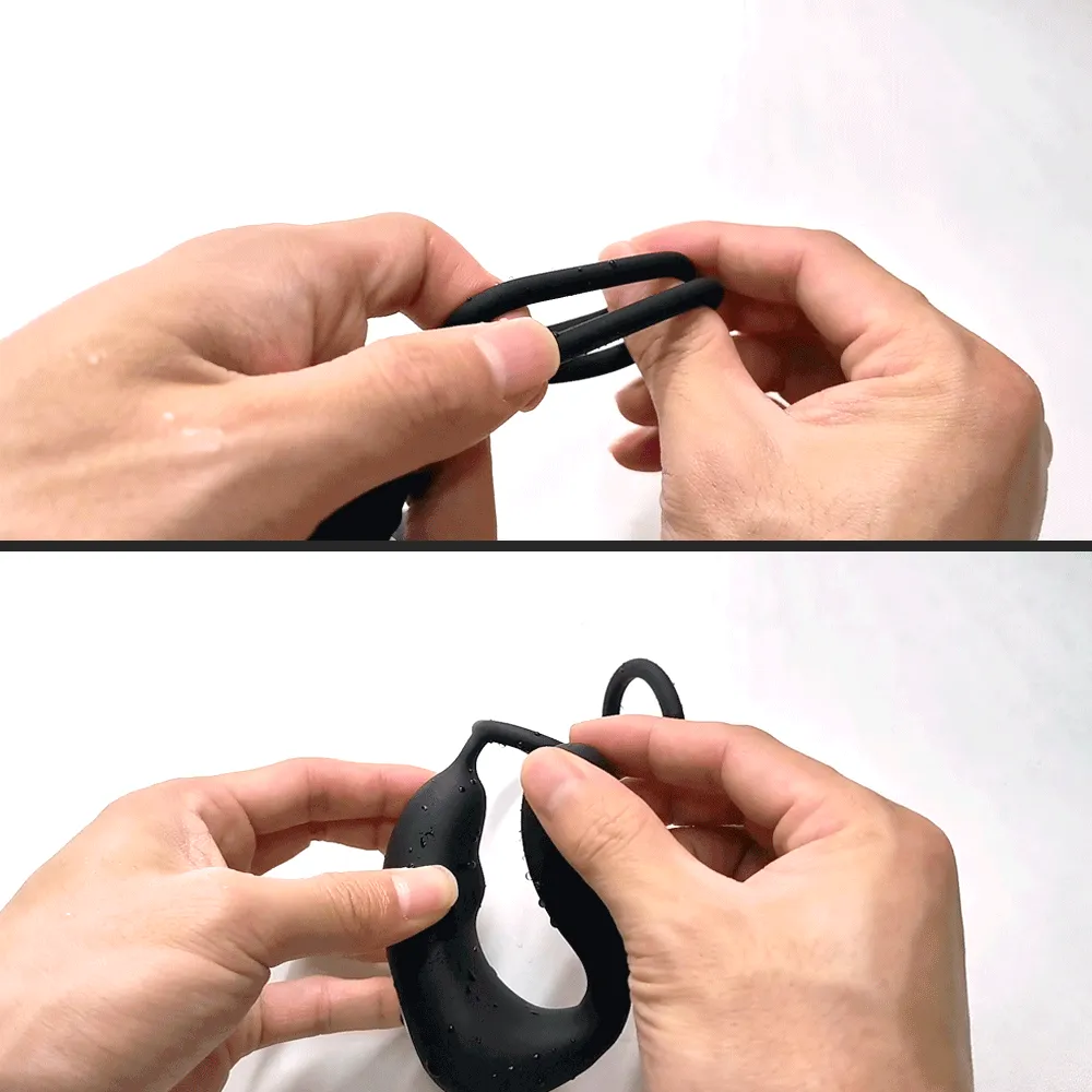 Prostate Massager Vibrating Anal Plug with Cock Ring | Delay Ejaculation & Enhance Erections